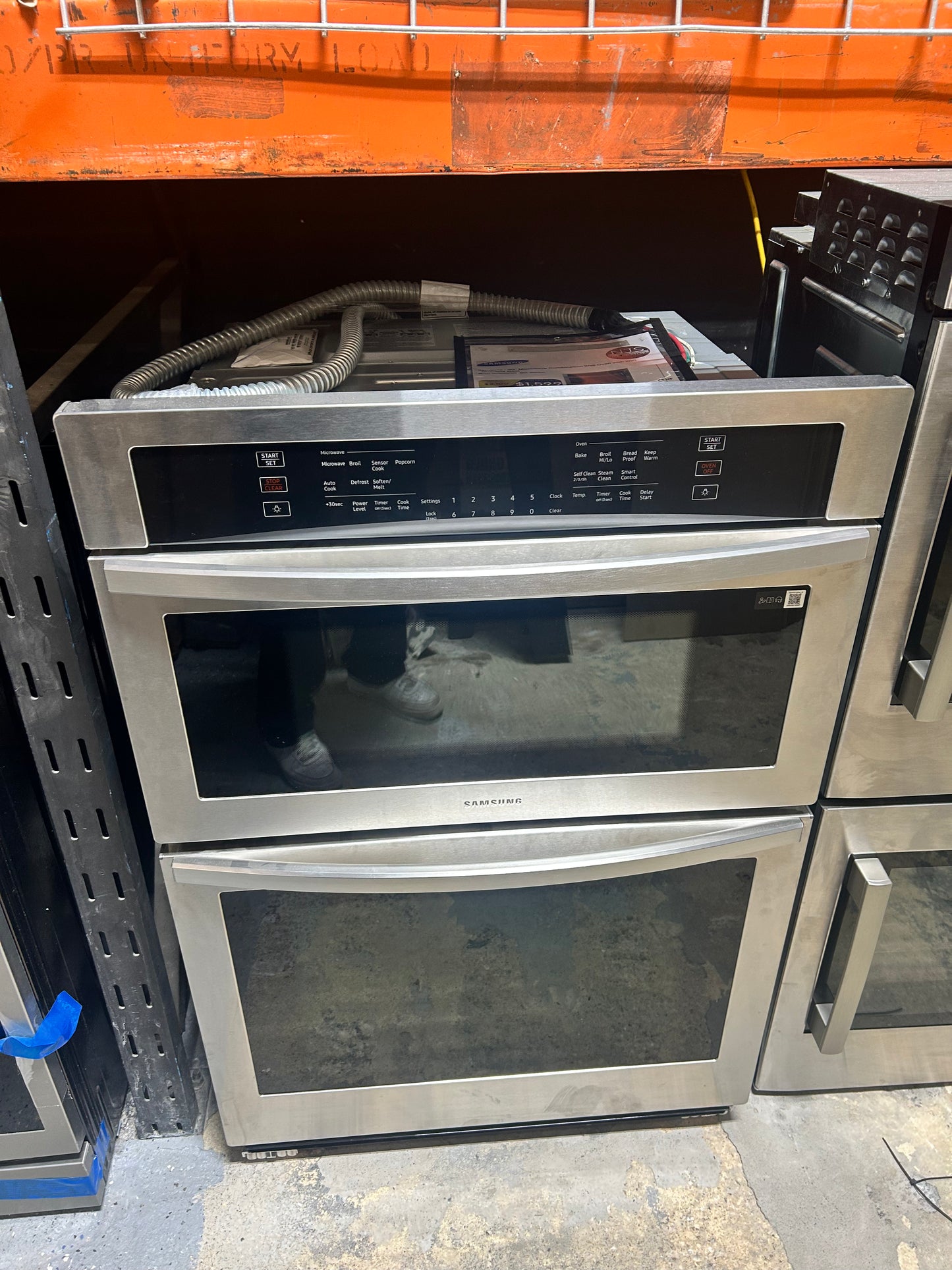 Samsung - NQ70T5511DS - 30" Microwave Combination Wall Oven with WiFi - Stainless steel