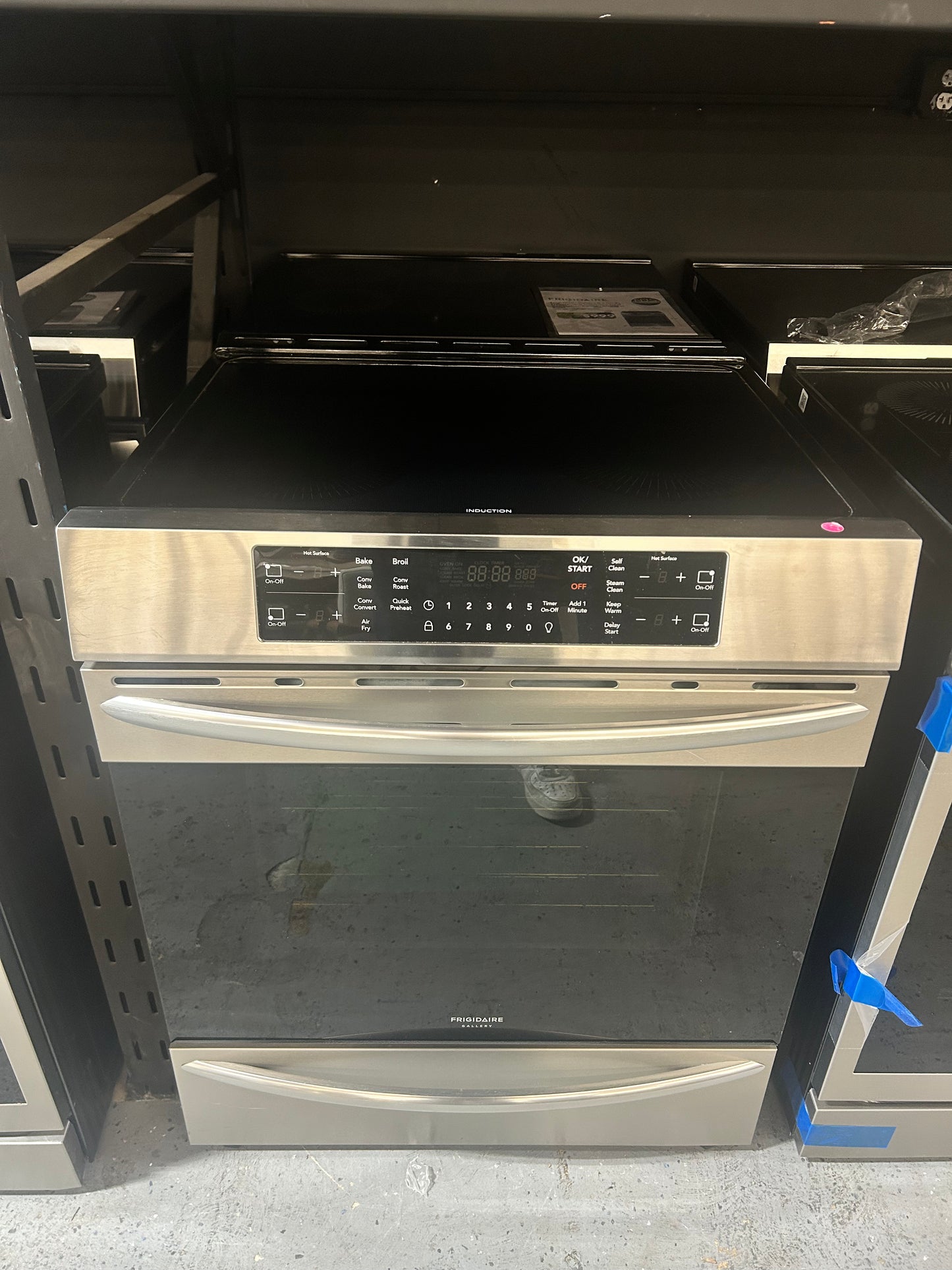Frigidaire -FGIH3047VF-  Gallery 5.4 Cu. Ft. Freestanding Electric Induction Range Air Fry with Self and Steam Clean - Smudge-Proof® Stainless Steel