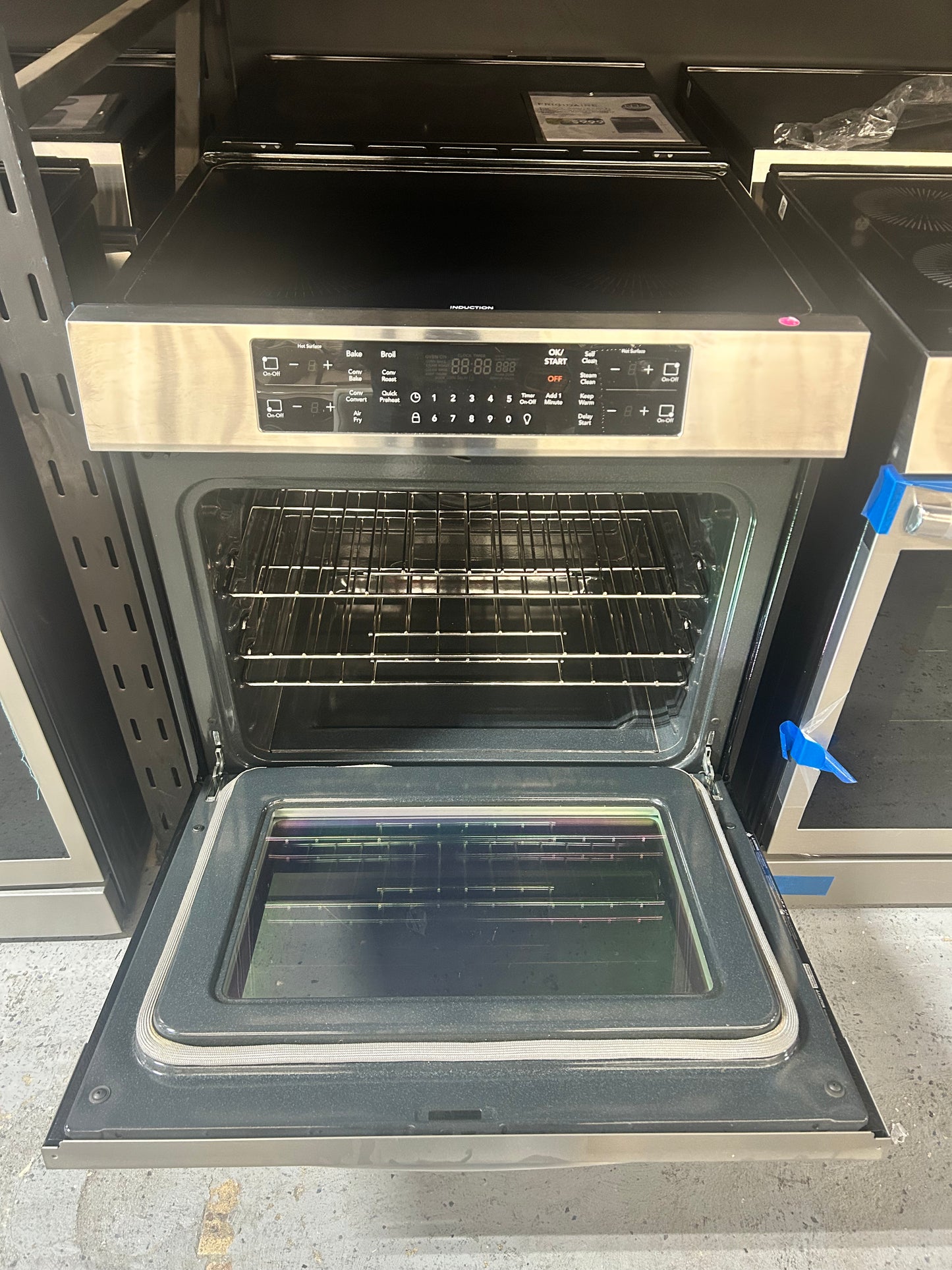 Frigidaire -FGIH3047VF-  Gallery 5.4 Cu. Ft. Freestanding Electric Induction Range Air Fry with Self and Steam Clean - Smudge-Proof® Stainless Steel
