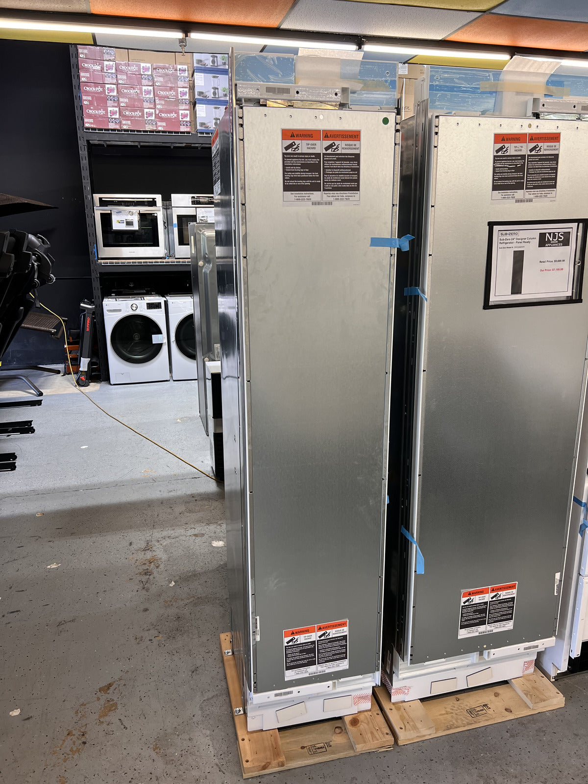 Sub-Zero DEC1850FI/L 18" Designer Column Freezer with Ice Maker, Panel Ready