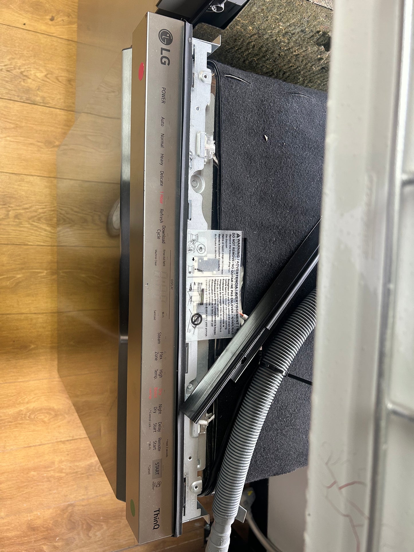 LG - LDPH7972S - 24 in. PrintProof Stainless Steel Smart Top Control Dishwasher with 1-Hour Wash and Dry, QuadWash Pro and Dynamic Dry