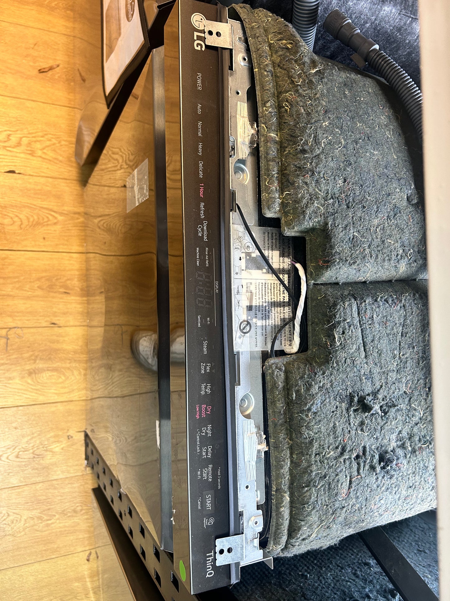 LG - LDPH7972D - 24" Top Control Smart Built-In Stainless Steel Tub Dishwasher with 3rd Rack, QuadWash Pro and 42dba - PrintProof Black Stainless steel