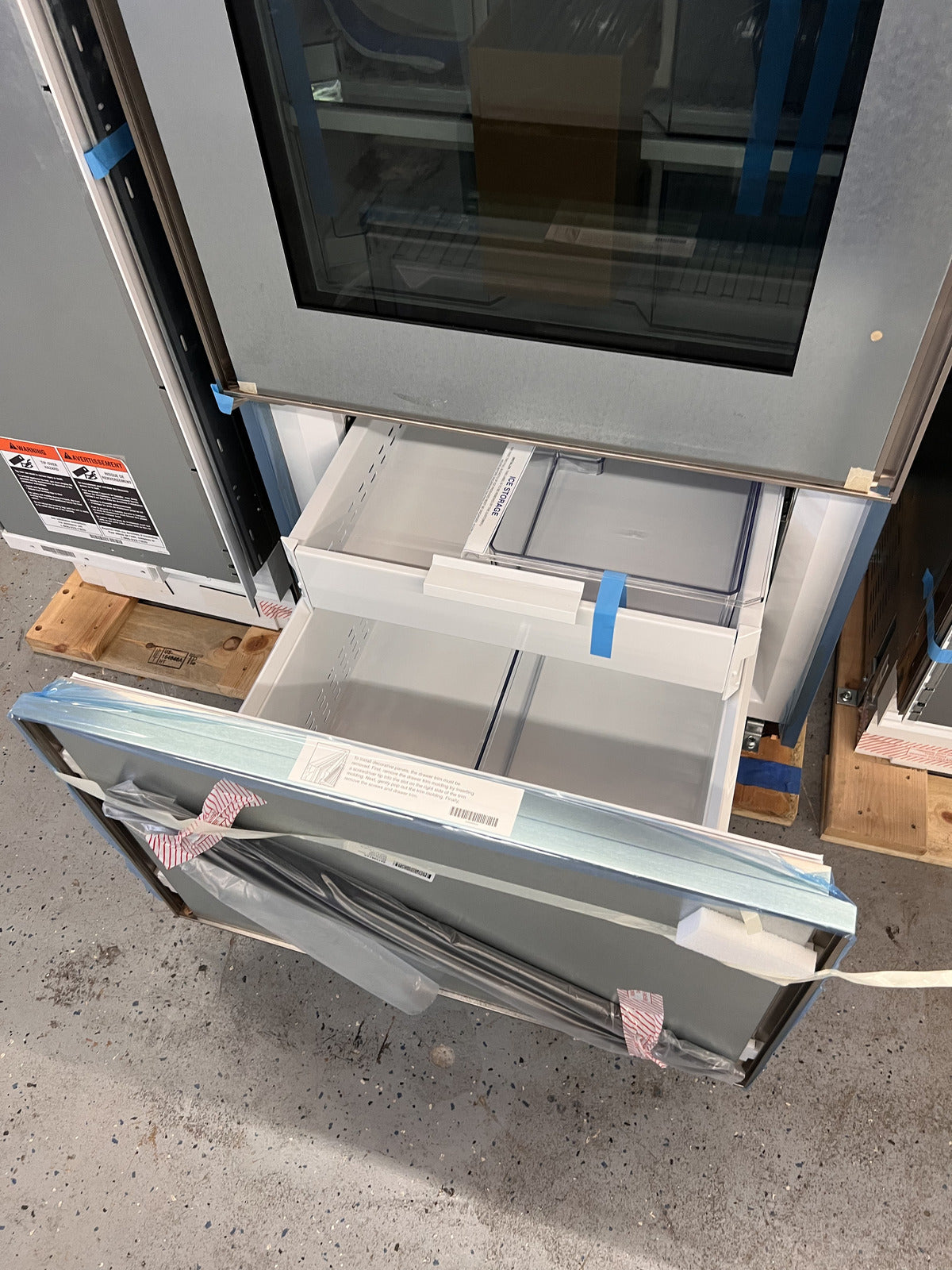 Sub-Zero CL3050UG/O/L 30" Over and Under Refrigerator with Glass - Panel Ready