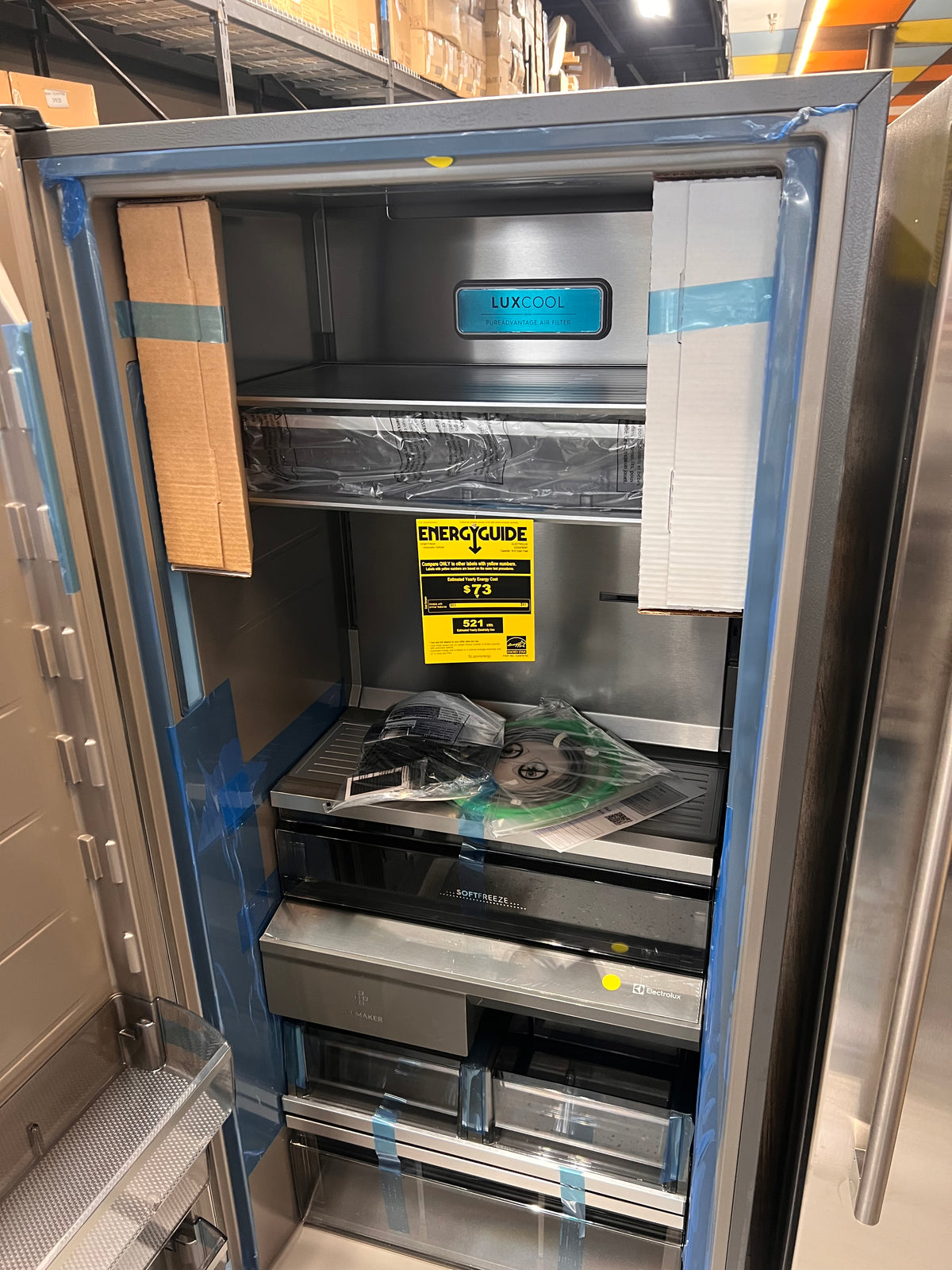 Electrolux EI33AF80WS 33" 19 Cu. Ft. Single-Door Freezer, Stainless Steel