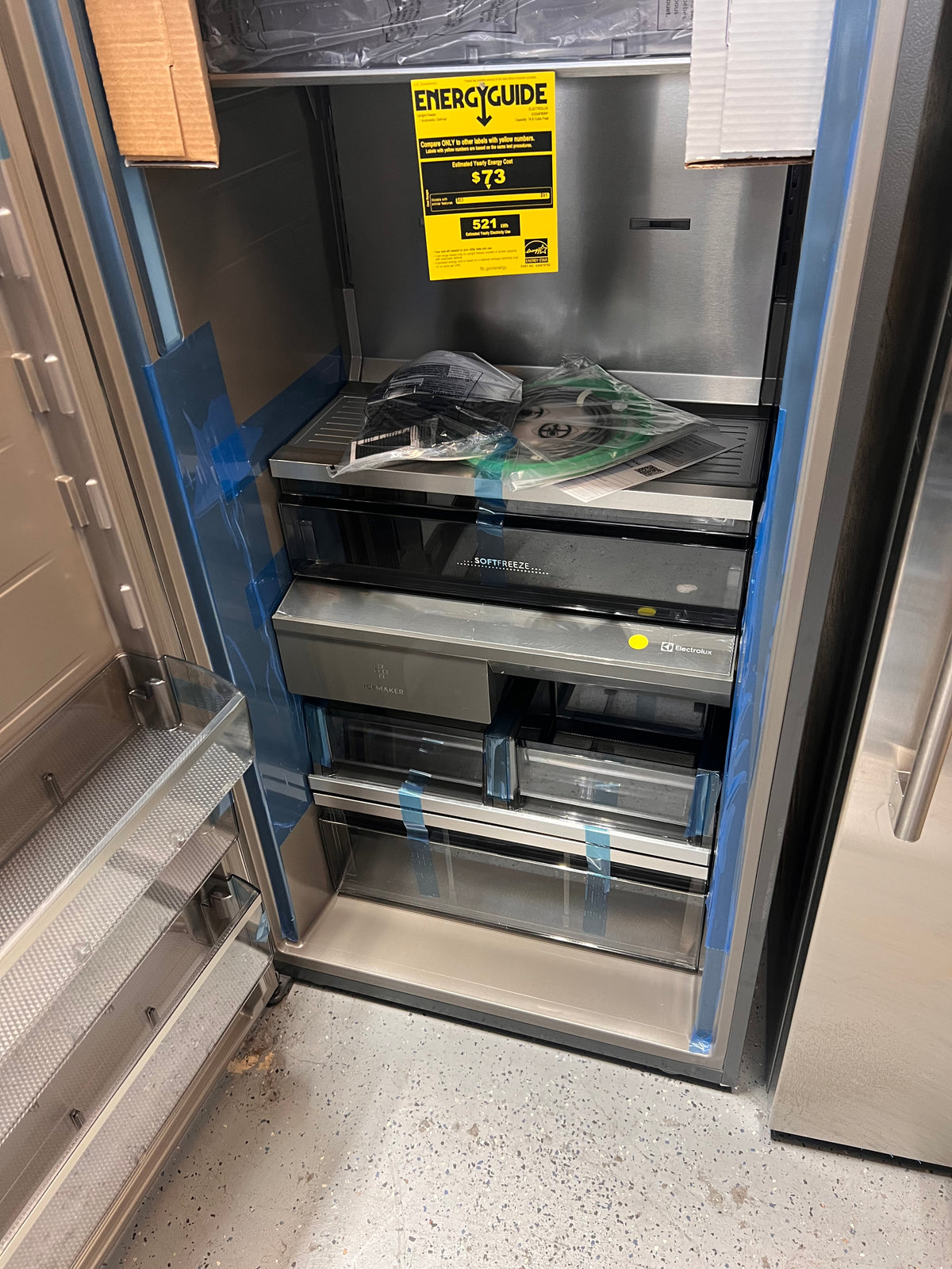 Electrolux EI33AF80WS 33" 19 Cu. Ft. Single-Door Freezer, Stainless Steel