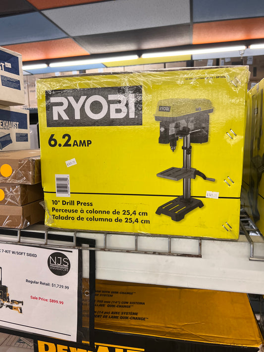 Ryobi DP103L 10" 5 Speed Drill Press with EXACTLINE Laser Alignment System, Green