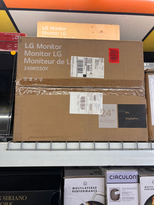 LG 24BR550Y 24" IPS FHD Monitor with Built-in Speakers, OnScreen Control & Mutliple Ports, Black