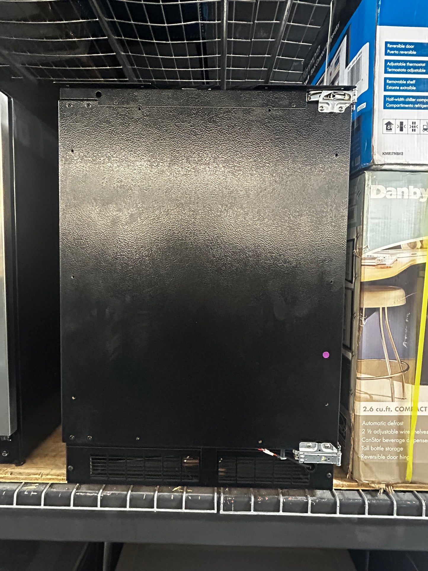 Danby DAR026A1BDD 2.6 cu ft Undercounter Refrigerator w/ Solid Door - Black