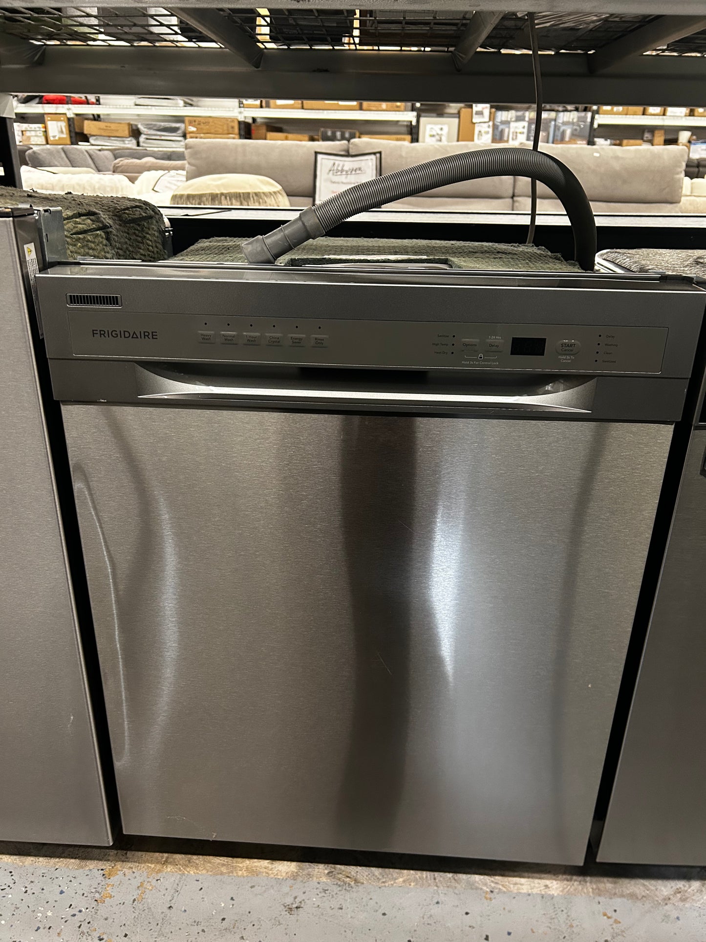 Frigidaire - FFBD2420US - 24 in. Stainless Steel Front Control Tall Tub Dishwasher with Stainless Steel Tub, 52 dBA