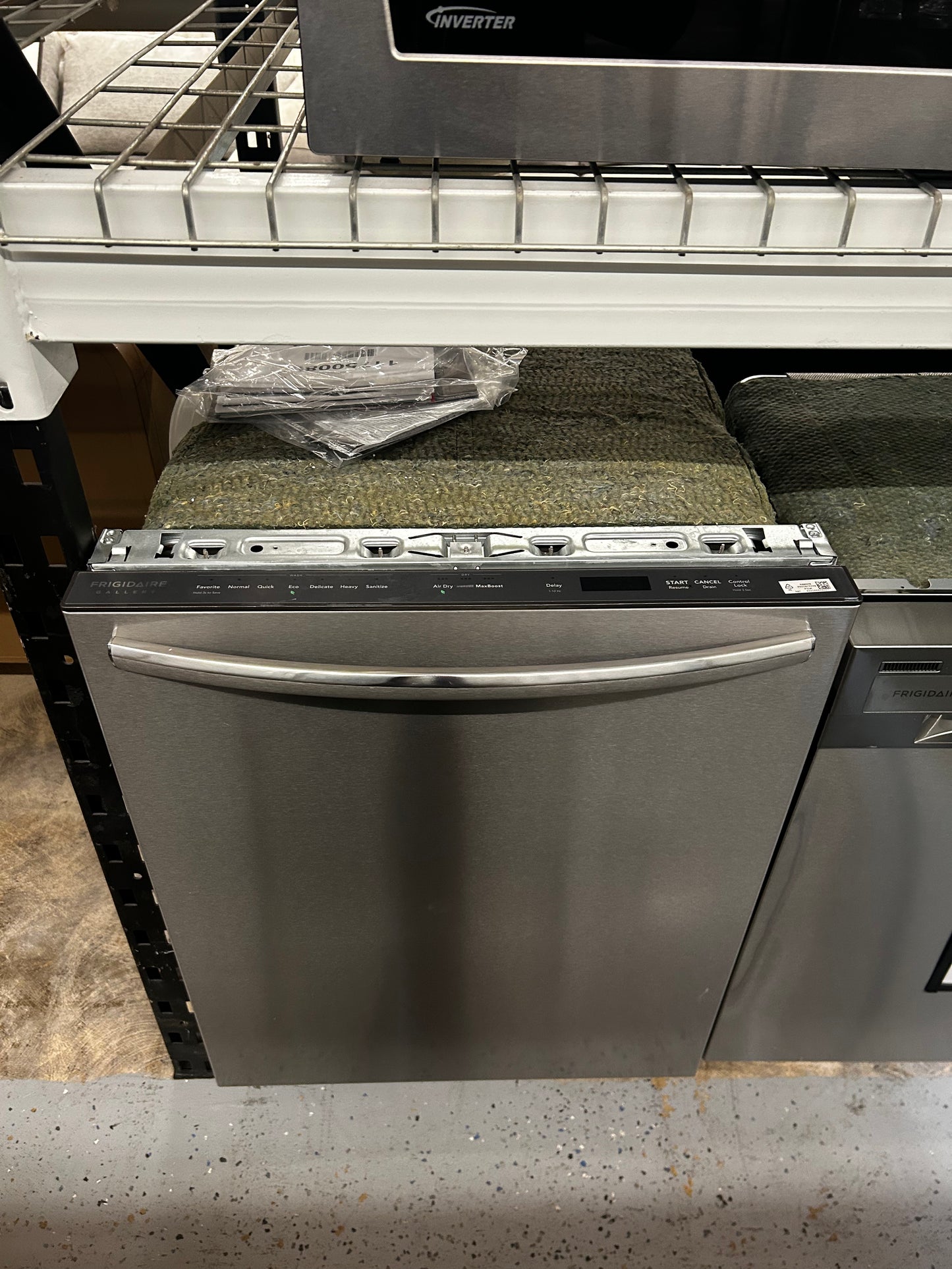 Frigidaire - GDSH4715AF -  Gallery 24 in Top Control Built In Tall Tub Dishwasher in Stainless Steel with 7 Cycles and CleanBoost