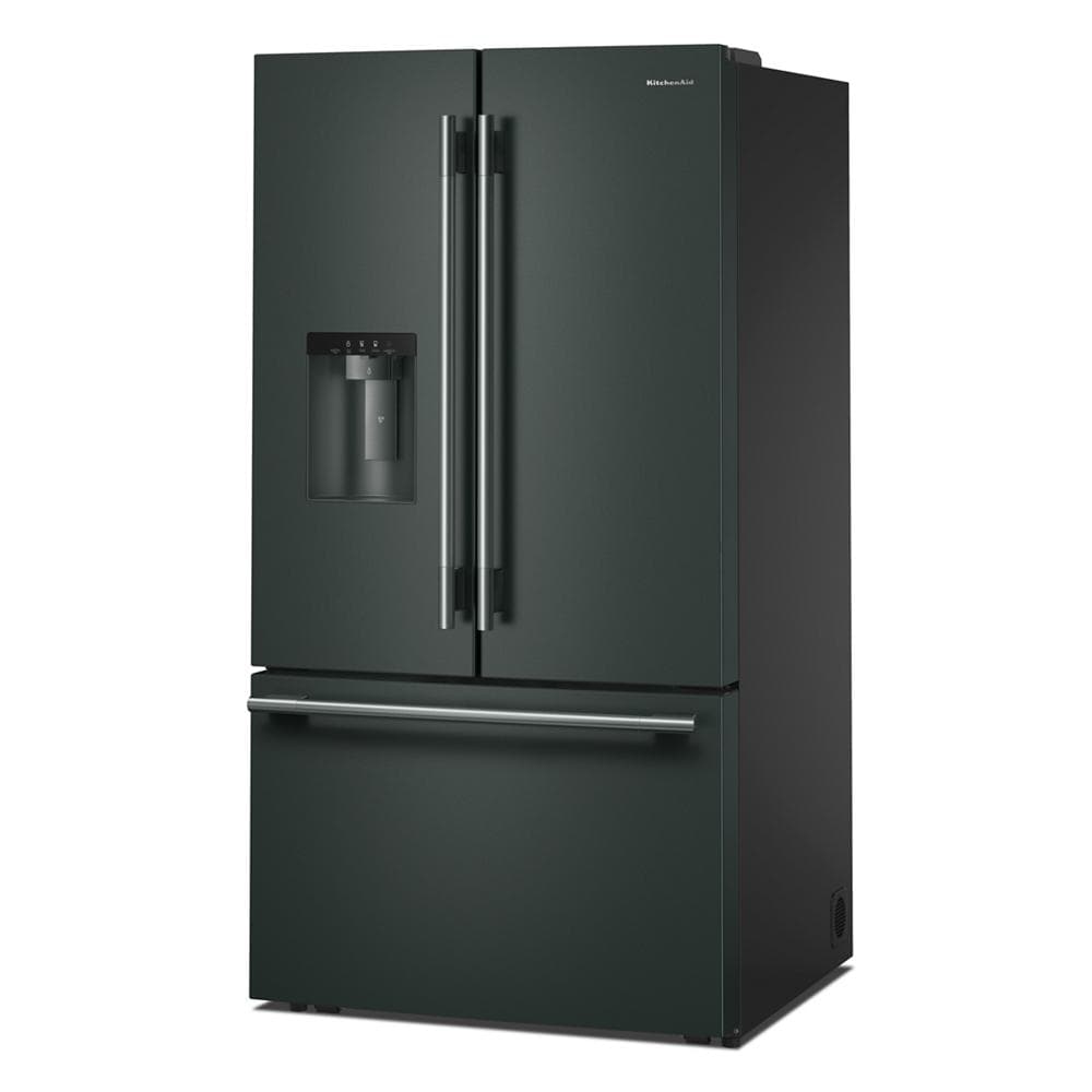 KitchenAid - KRFF436SJP - 36 Inch Freestanding French Door Refrigerator with 30.52 cu. ft. Total Capacity, Exterior Water/Ice Dispenser, Signature Platinum Interior, Preserva® Food Care System, Touch Panel Controls