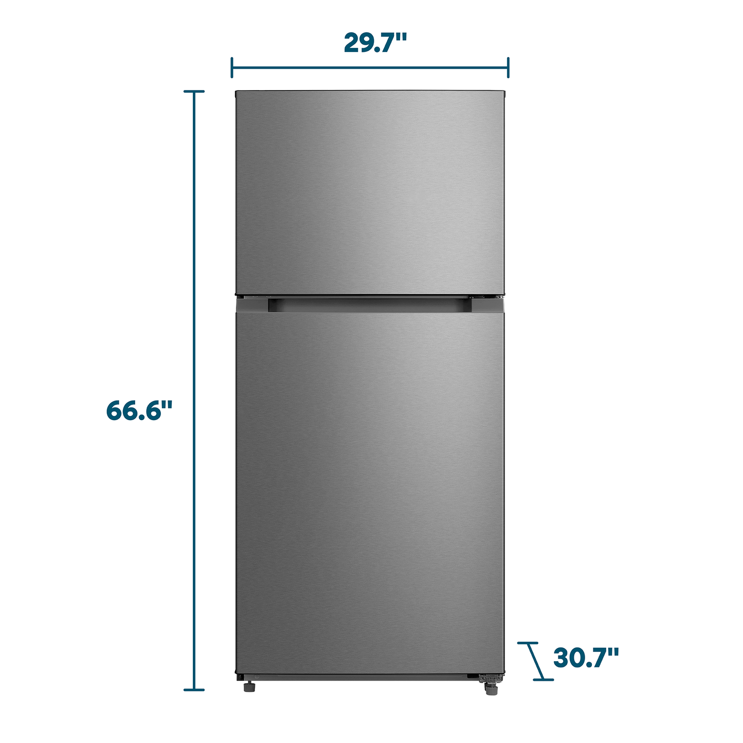 Element - ERT18CSES - Electronics 18.1 cu. ft. Top Freezer Refrigerator - Stainless Steel, ENERGY STAR
