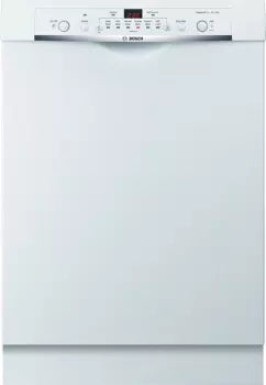 Bosch -SHE3AR72UC - 100 Series 24 Inch Full Console Built-In Dishwasher with 14 Place Settings, 6 Wash Cycles, 50 dBA
