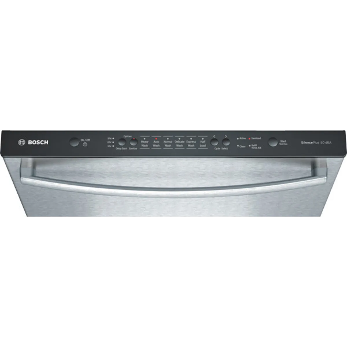 Bosch - SHX3AR75UC - 100 Series SHX3AR75UC 24 Inch Fully Integrated Built-In Dishwasher with 14 Place Settings, 6 Wash Cycles, 50 dBA Sound Level, Adjustable Upper Rack, Sanitize Option, Express Wash