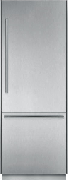 Thermador-T30BB810SS-30 Inch-16 Cu Ft Built-In Bottom-Freezer Refrigerator with Freedom Hinge, SuperFreeze, Internal Ice Maker, 16 cu. ft. Capacity