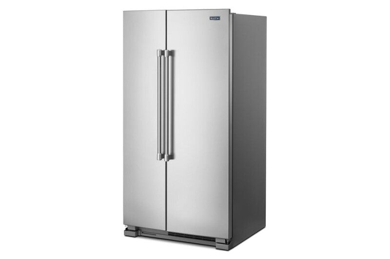 Maytag -MSS25N4MKZ-36 in. 24.9 cu. ft. Side by Side Refrigerator in Fingerprint Resistant Stainless Finish