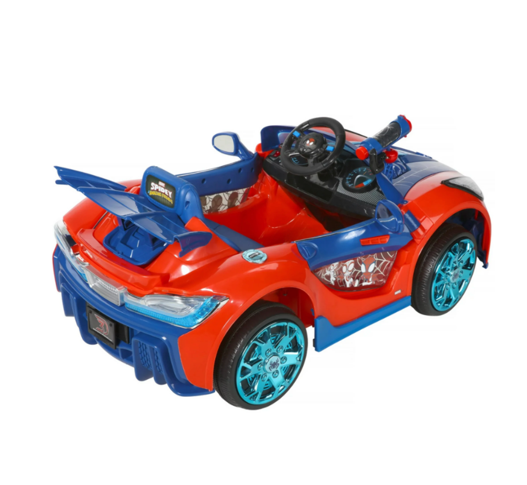 Spider-Man Super Car 6 Volt with Lights and Sounds, by Dynacraft – NJS ...