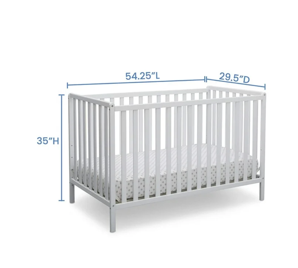 delta children contact Delta Children Heartland 4-in-1 Convertible Crib, Greenguard Gold Cert – NJS Liquidators