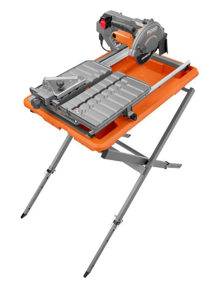 Ridgid 9-Amp 7 in. Blade Corded Wet Tile Saw with Stand – NJS Liquidators