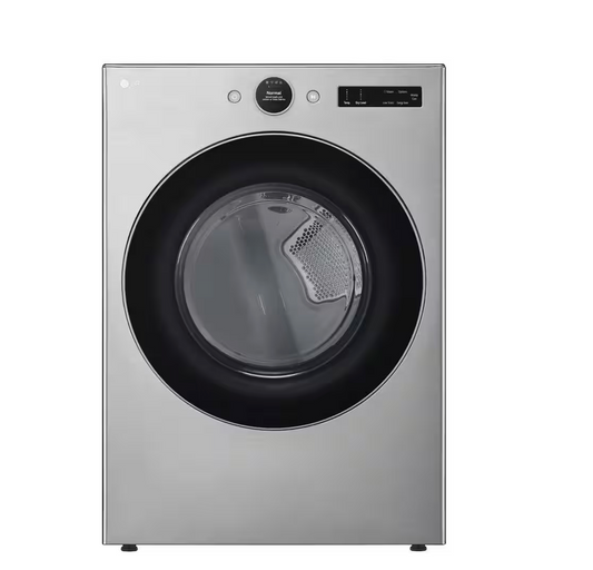 LG 7.4 cu. ft. Vented Stackable SMART Gas Dryer in Graphite Steel with TurboSteam and AI Sensor Dry Technology Model# DLGX5501V