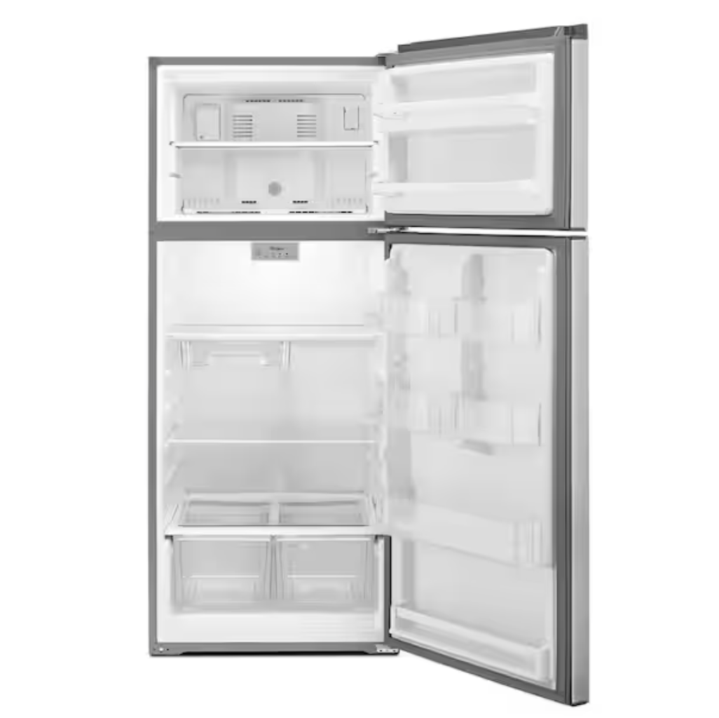 Whirlpool -WRT518SZFM- 17.6-cu ft Standard-Depth 28-in Wide Top-Freezer Refrigerator