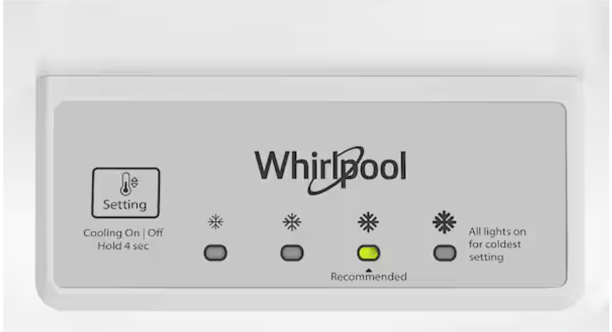 Whirlpool -WRT518SZFM- 17.6-cu ft Standard-Depth 28-in Wide Top-Freezer Refrigerator