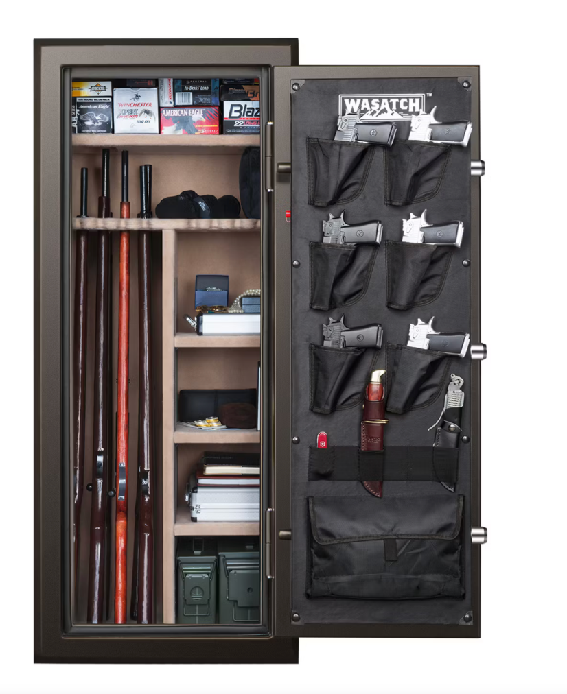 Wasatch 24 Gun Fire and Waterproof Safe with Electronic Lock