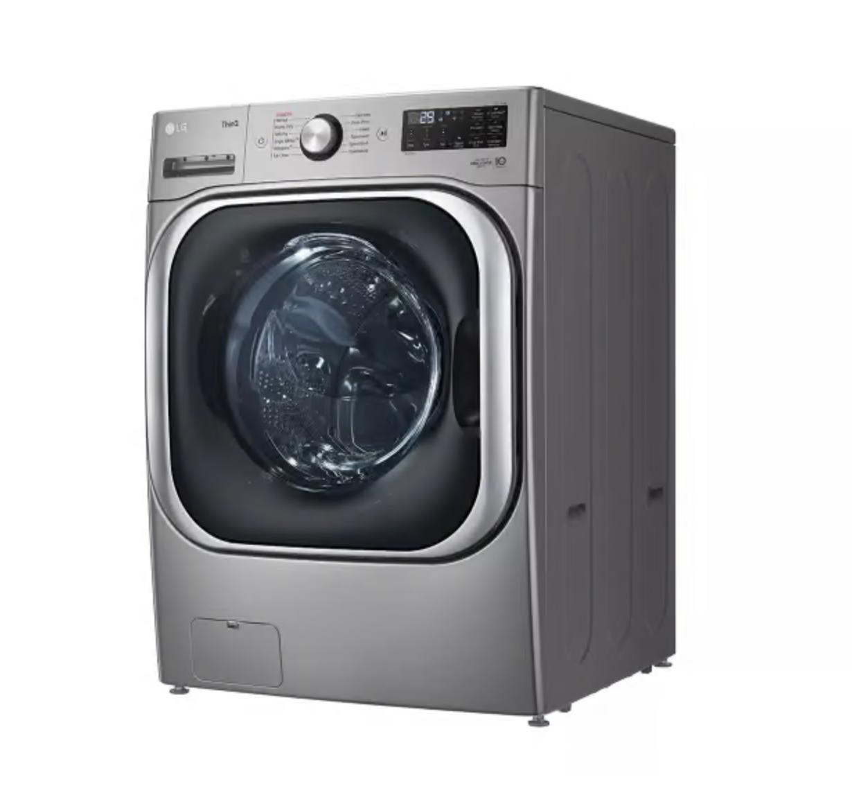 LG - WM8980HVA - 5.2 cu. ft. Mega Capacity Smart Wi-Fi Enabled Front Load Washer with TurboWash® and Built-In Intelligence