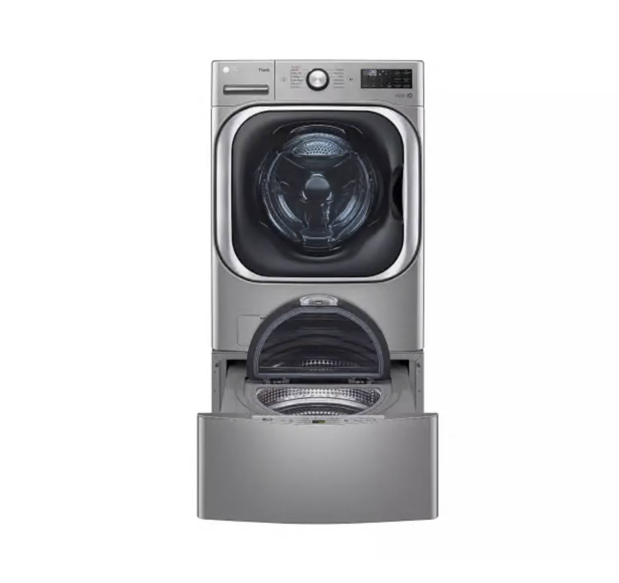 LG - WM8980HVA - 5.2 cu. ft. Mega Capacity Smart Wi-Fi Enabled Front Load Washer with TurboWash® and Built-In Intelligence