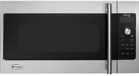 Monogram Advantium Series - ZSA1201RSS - 1.7 cu. ft. Over-the-Range Speed Oven with 300-CFM Venting, 900 Watts Sensor Microwave, Speedcook, True European Convection, Warming/Proofing and 120V: European Style