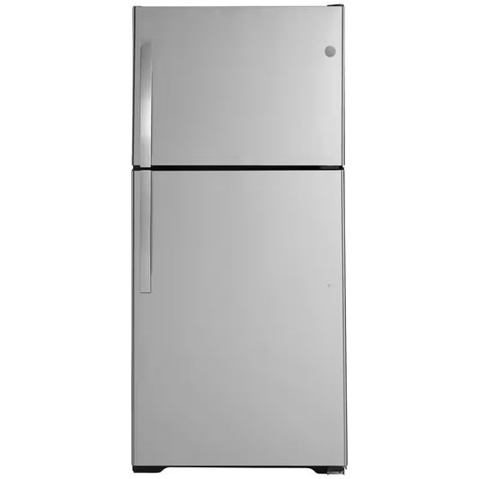 GE-GTS19KYNRFS- 30 in. 19.2 cu. ft. Top Freezer Refrigerator - Stainless Steel