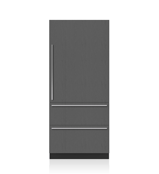 Sub Zero - IT-36CIID - Legacy Model - 36" Designer Over-and-Under Refrigerator/Freezer with Internal Dispenser and Ice Maker - Panel Ready