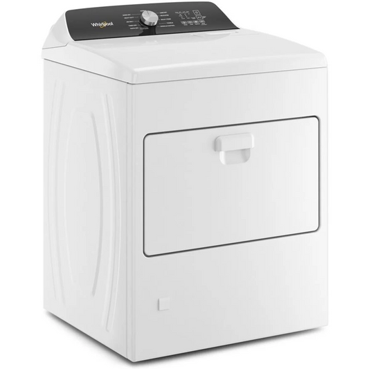 Whirlpool - WGD5010LW - 29 Inch Gas Dryer with 7.0 cu. ft. Capacity, Interior Light, 11 Dryer Programs, Moisture Sensing, Timed Dry, Wrinkle Shield™ Option, Air Only Cycle, Quick Dry, Static Reduce Option, and End of Cycle Signal