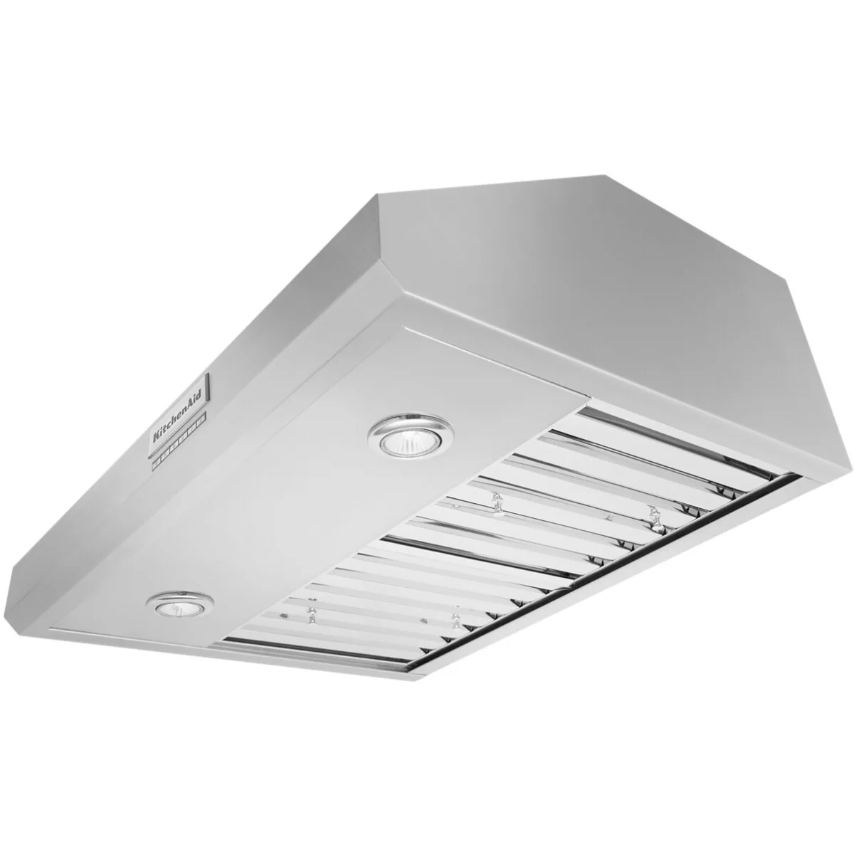 KitchenAid - KVUC600KSS - Commercial Style Under Cabinet Range Hood with 585 CFM Blower, 4-Speed Fan, Power Boost Function, Automatic Turn On, Power Boost Function, LED Lighting, Night Light Setting, Removable Stainless Steel Baffle Filters