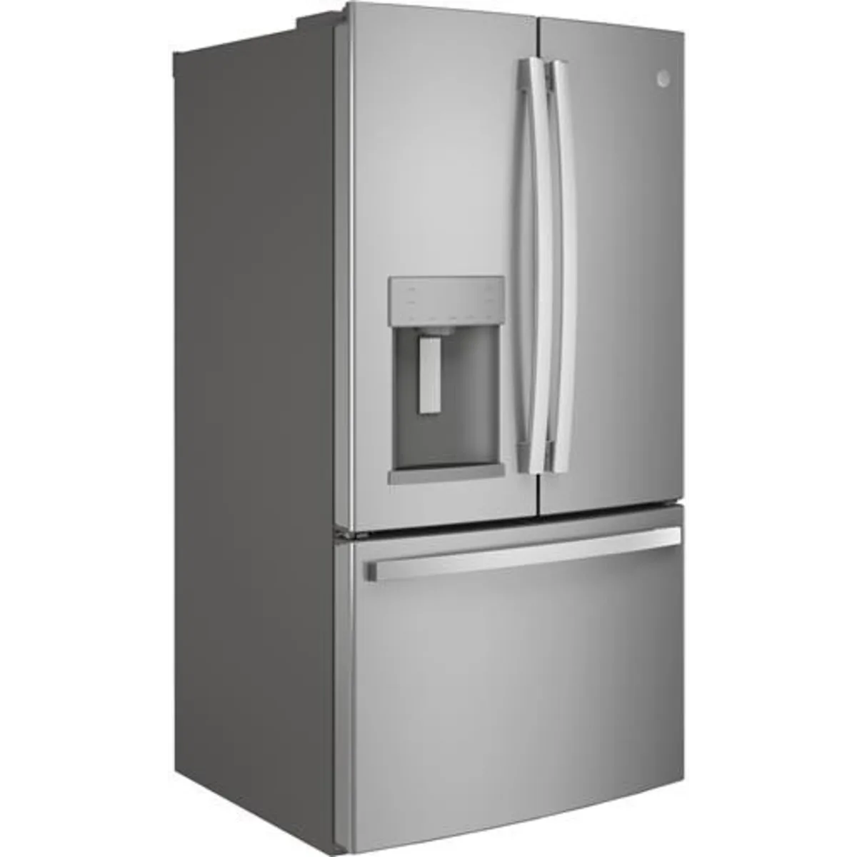 GE - GFE28GYNFS - 36 Inch French Door Refrigerator with 27.7 Cu. Ft. Capacity, TwinChill™, Turbo Cool/Freeze, Showcase LED, Enhanced Shabbos Mode, Ice Maker, Ice & Water Dispenser, Advanced Filtration, ADA Compliant, and ENERGY STAR® Certified