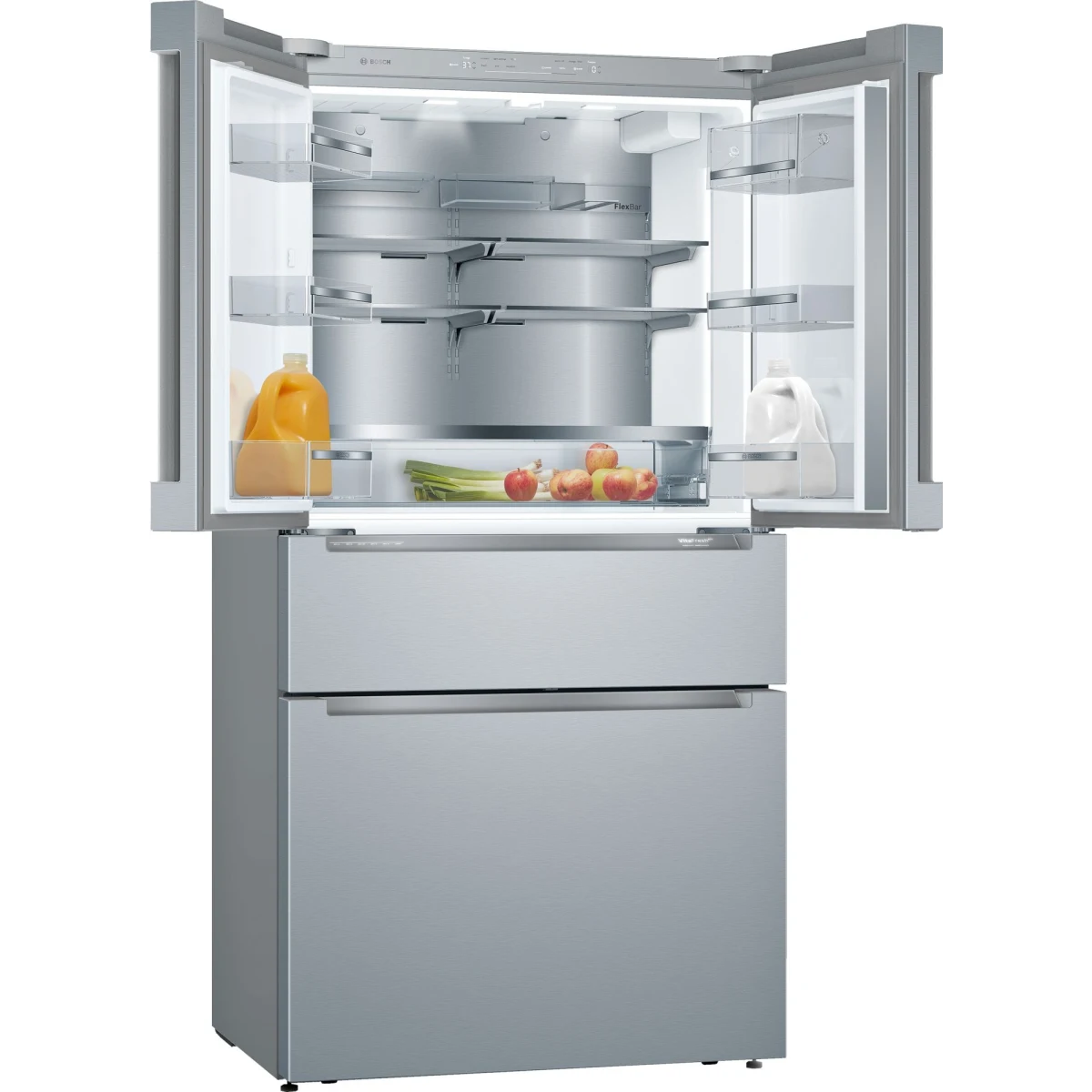 Bosch -B36CL80ENS-36 Inch Counter Depth French Door Smart Refrigerator with 20.5 Cu. Ft.