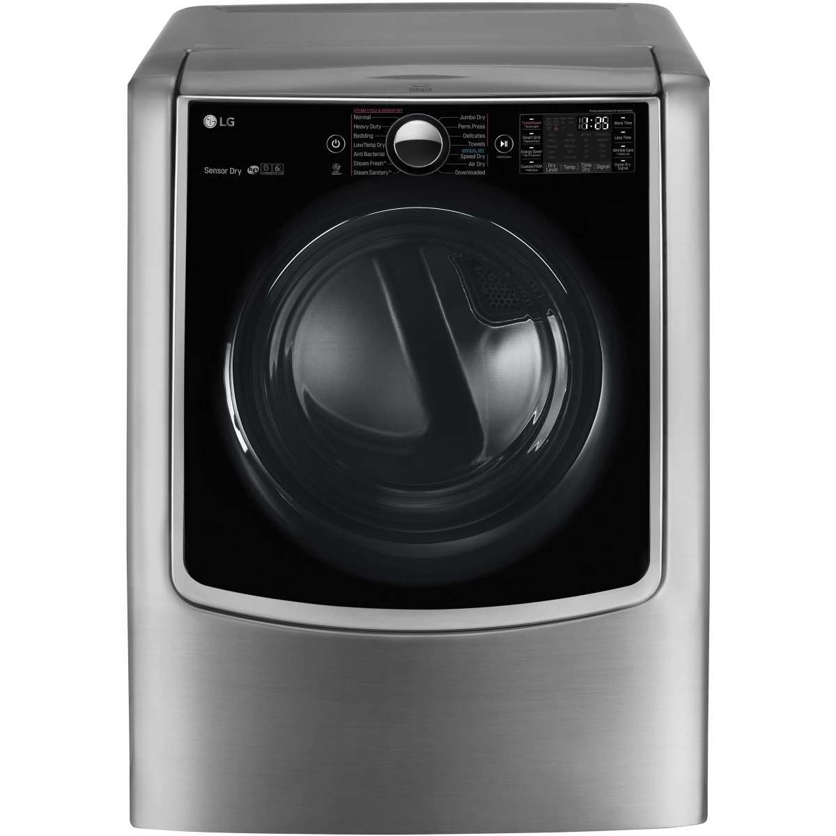 LG DLGX9001V 29 Inch Gas Smart Dryer with 9.0 Cu. Ft. Capacity, TurboSteam