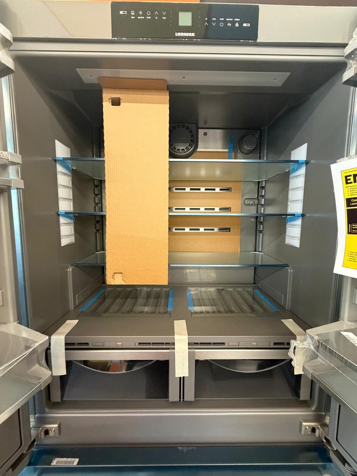 Liebherr CS2092G 36" Built-In 4-Door French Door Refrigerator, Stainless Steel