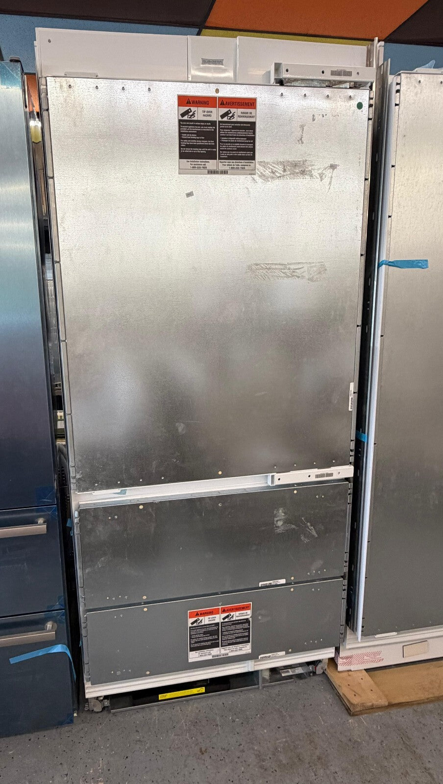 Sub-Zero DET3650R/R 36" Designer Over-and-Under Refrigerator, Panel Ready
