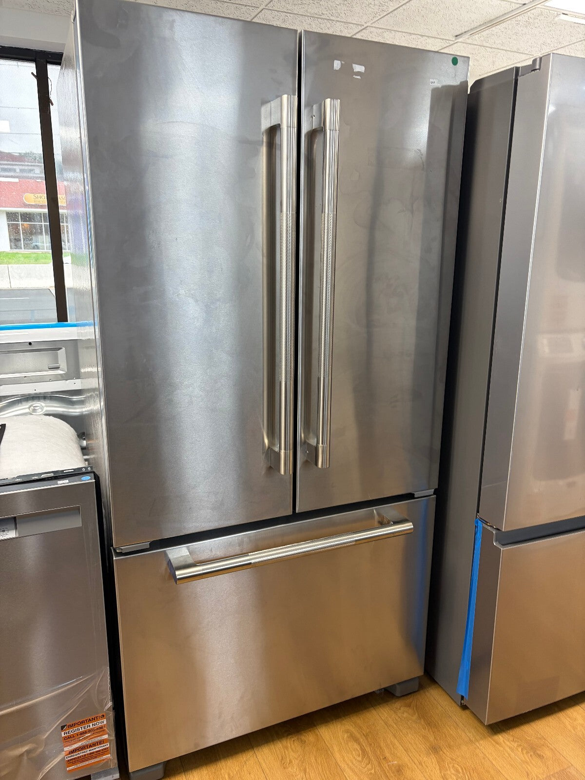 Jennair JFFCF72DKL 36 Inch Freestanding French Door Refrigerator with 21.9 Cu. Ft. Total Capacity