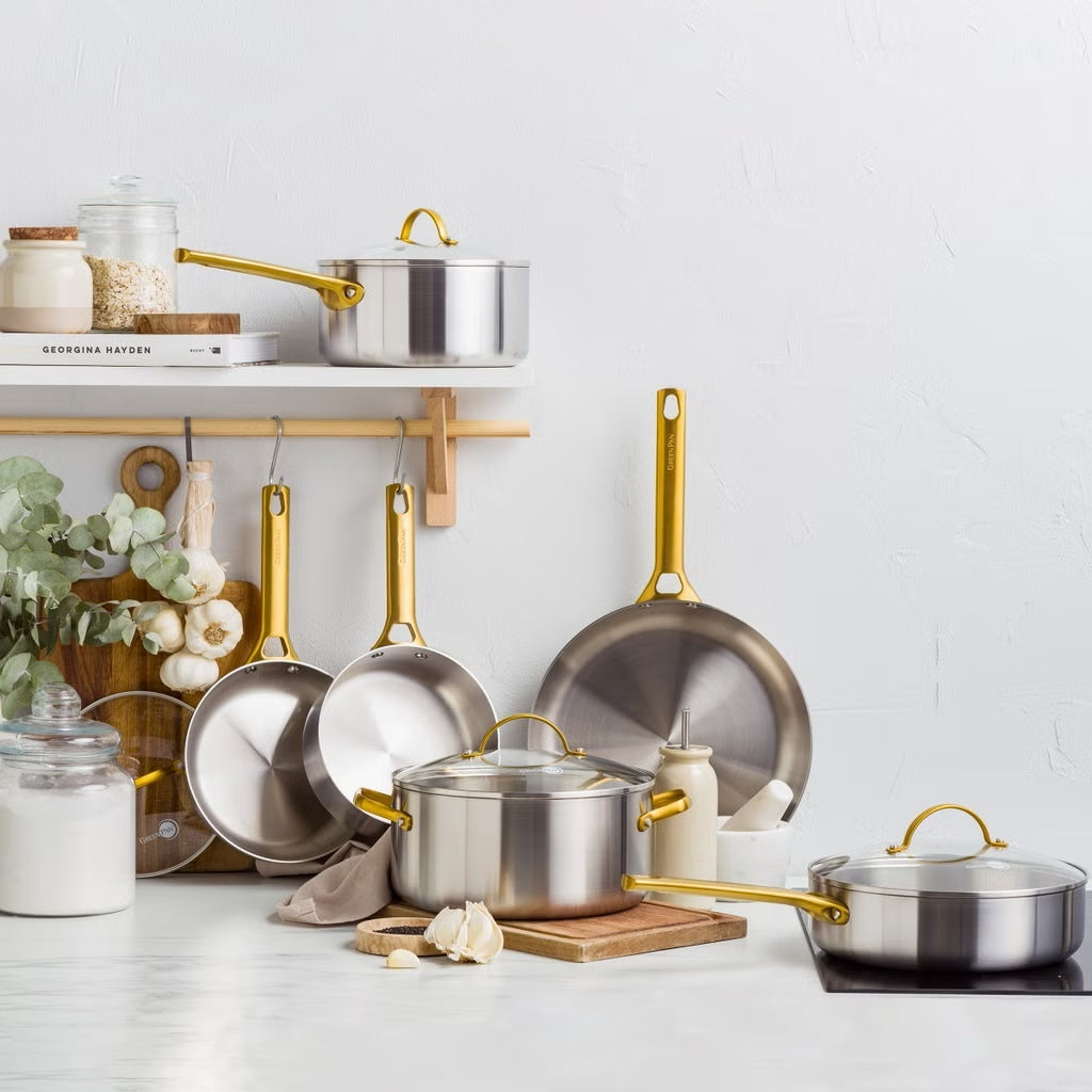 GreenPan Reserve Stainless Steel 12-piece Cookware Set