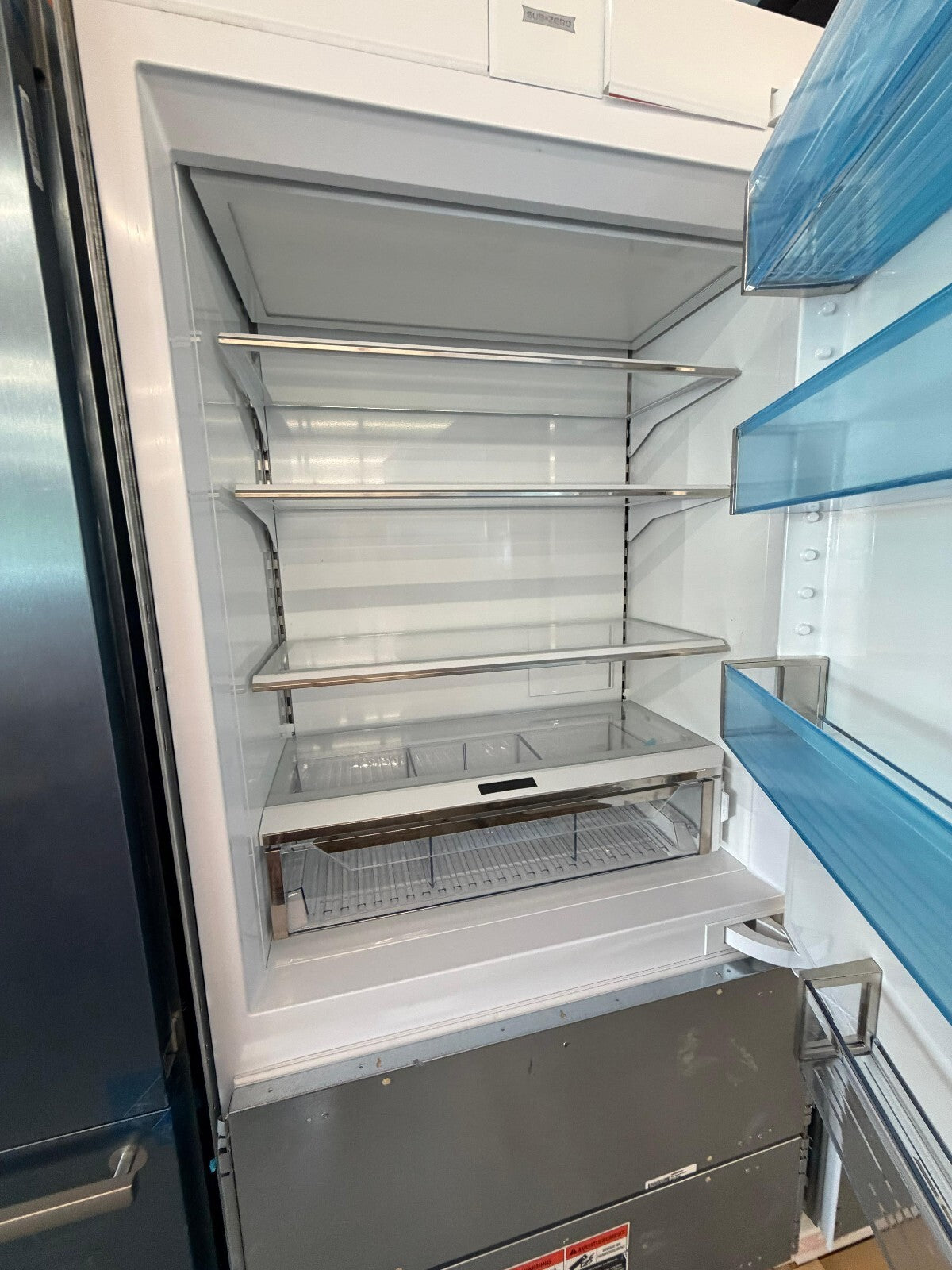 Sub-Zero DET3650R/R 36" Designer Over-and-Under Refrigerator, Panel Ready