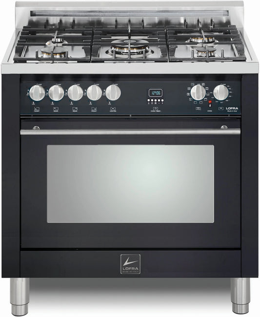 Lofra Maestro - MKSS36M0G500 - 36" DF Range, 5 Burner -Black