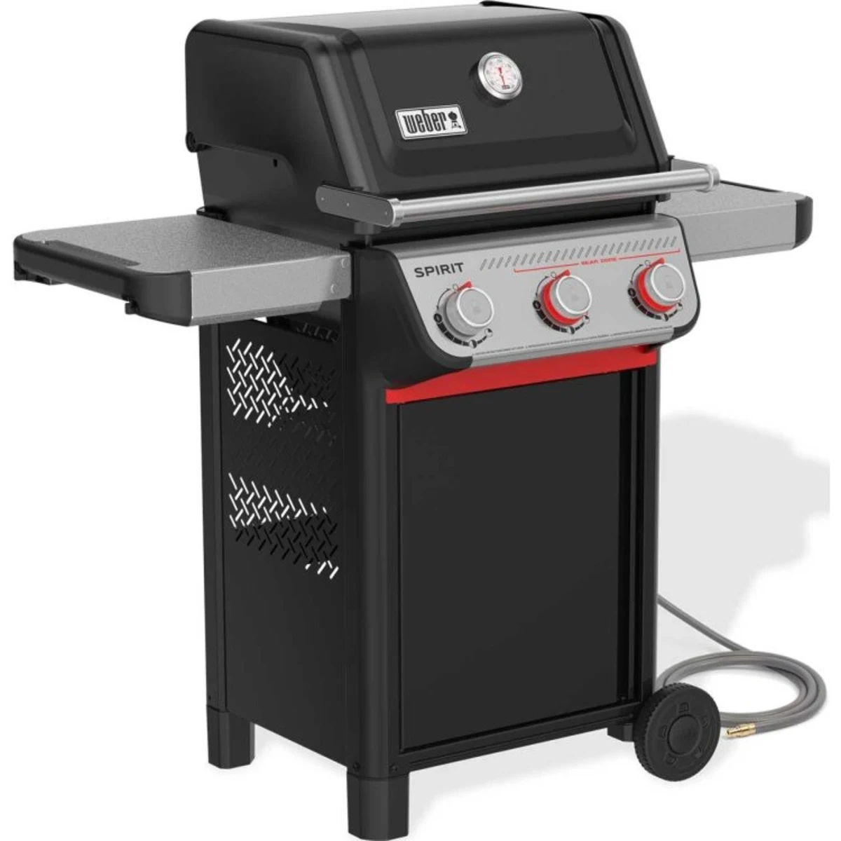 Weber Spirit - 1500844 - 48 Inch E-325 Natural Gas Grill with 360 sq. in. Total Cooking Area, 2 Side Tables, Cast-Iron Grates, Flavorizer® Bars, Snap Jet Ignition, and Grease Management System