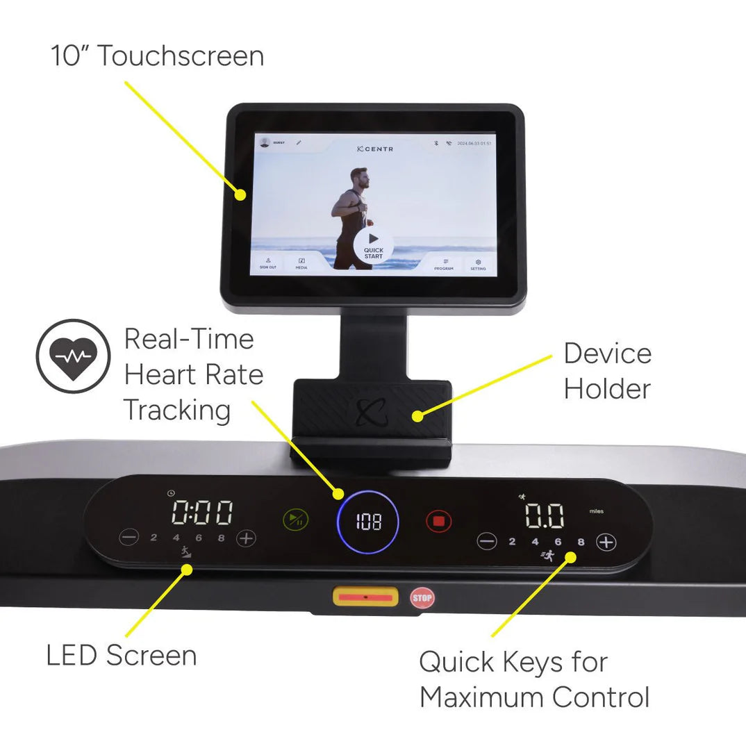 Centr Runr-S Treadmill with 10" Screen