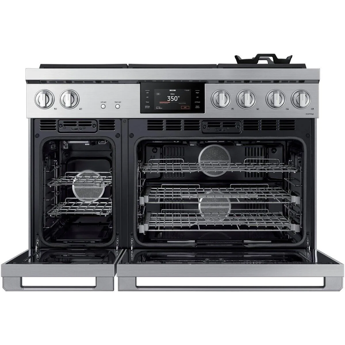Dacor Transitional - DOP48T960GS - 48 Inch Freestanding Gas Smart Range with 6 Sealed Burners, 7.7 cu. ft. Total Capacity, Continuous Grates, Self-Clean, SimmerSear™ Burners, and Perma-Flame™