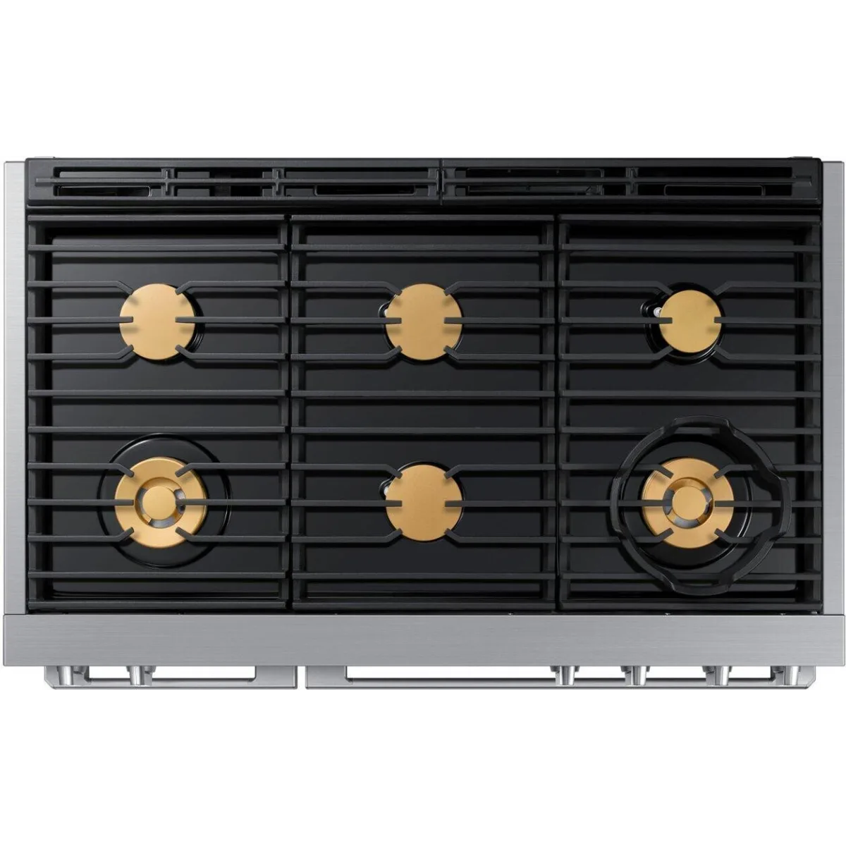 Dacor Transitional - DOP48T960GS - 48 Inch Freestanding Gas Smart Range with 6 Sealed Burners, 7.7 cu. ft. Total Capacity, Continuous Grates, Self-Clean, SimmerSear™ Burners, and Perma-Flame™