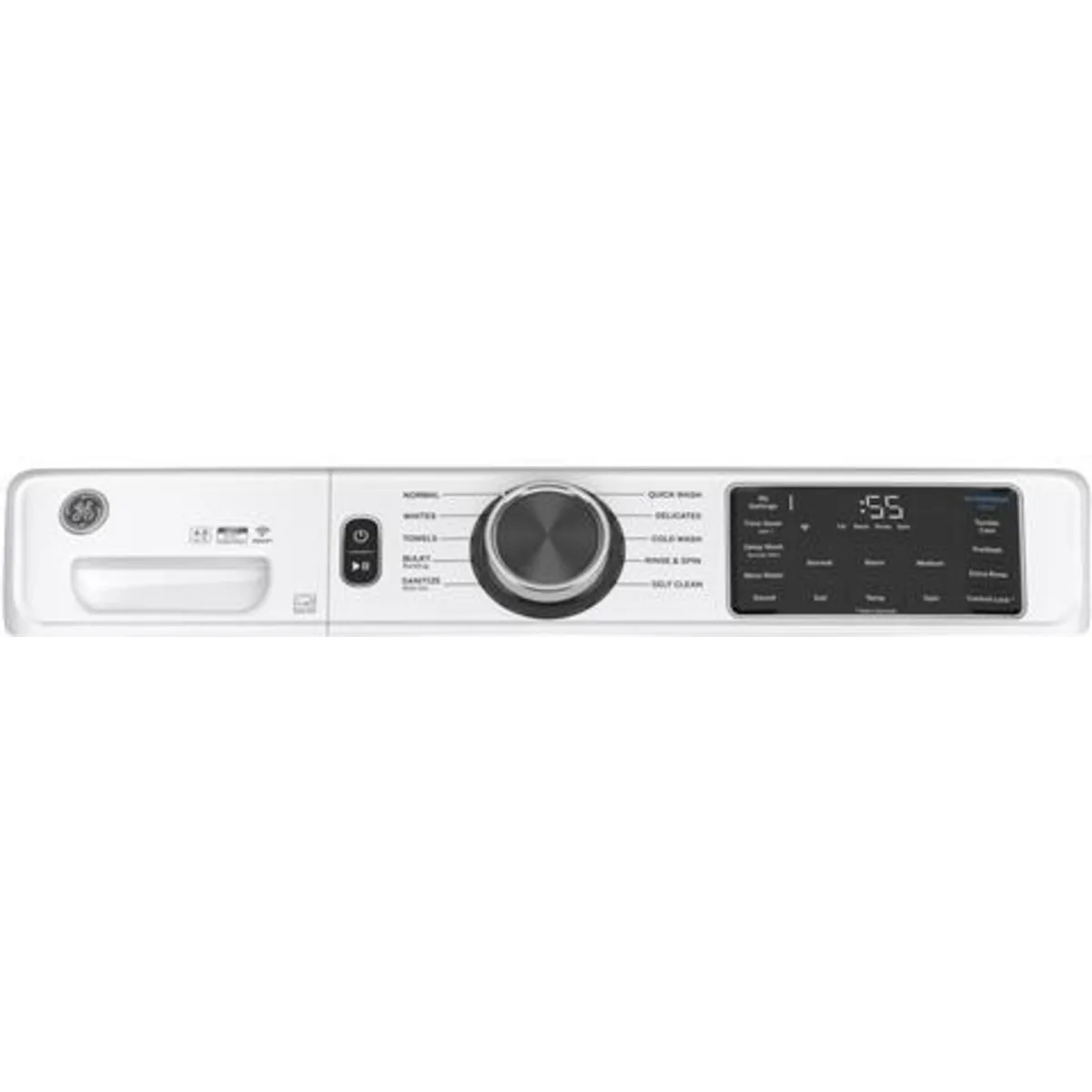 GE - GFW550SSNWW - 28 Inch Smart Front Load Washer with 4.8 cu. ft. Capacity, 10 Cycles, UltraFresh Vent System With OdorBlock™, Microban® Antimicrobial Technology,