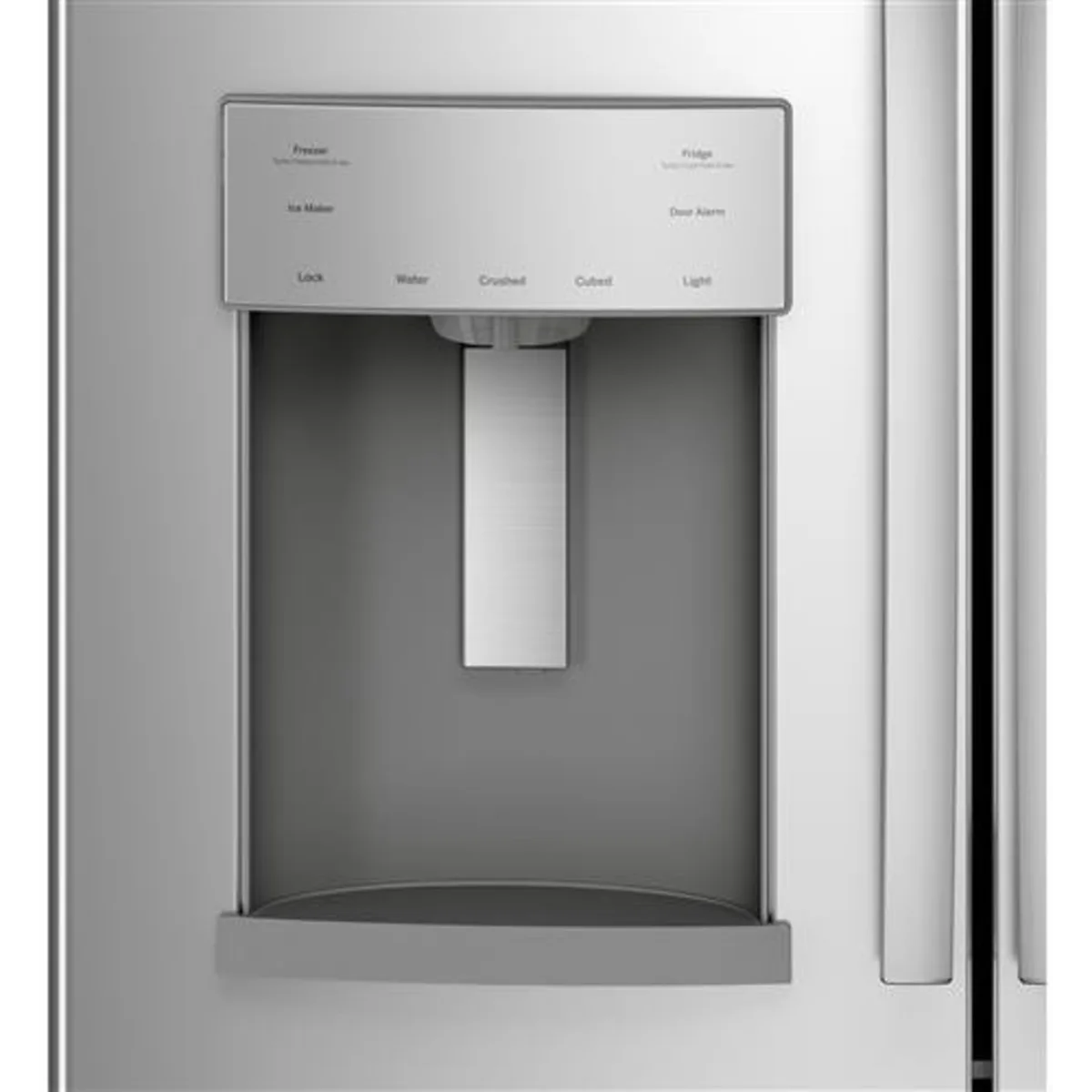 GE - GFE28GYNFS - 36 Inch French Door Refrigerator with 27.7 Cu. Ft. Capacity, TwinChill™, Turbo Cool/Freeze, Showcase LED, Enhanced Shabbos Mode, Ice Maker, Ice & Water Dispenser, Advanced Filtration, ADA Compliant, and ENERGY STAR® Certified