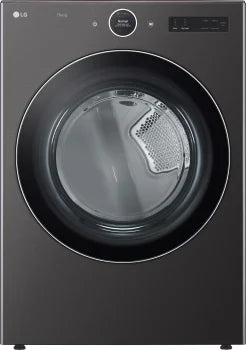 LG - DLEX6700B - 27 Inch Smart Electric Dryer with 7.4 Cu. Ft. Capacity, 23 Dryer Cycles, Wrinkle Care, TurboSteam™, Dial-A Cycle™ Knob, FlowSense™ Indicator, AI Fabric Sensor, and Energy Star Certified
